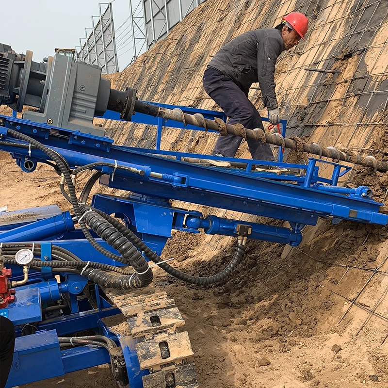 Multifunctional Hydraulic Drill Soil Engineering Anchoring Drilling Machine