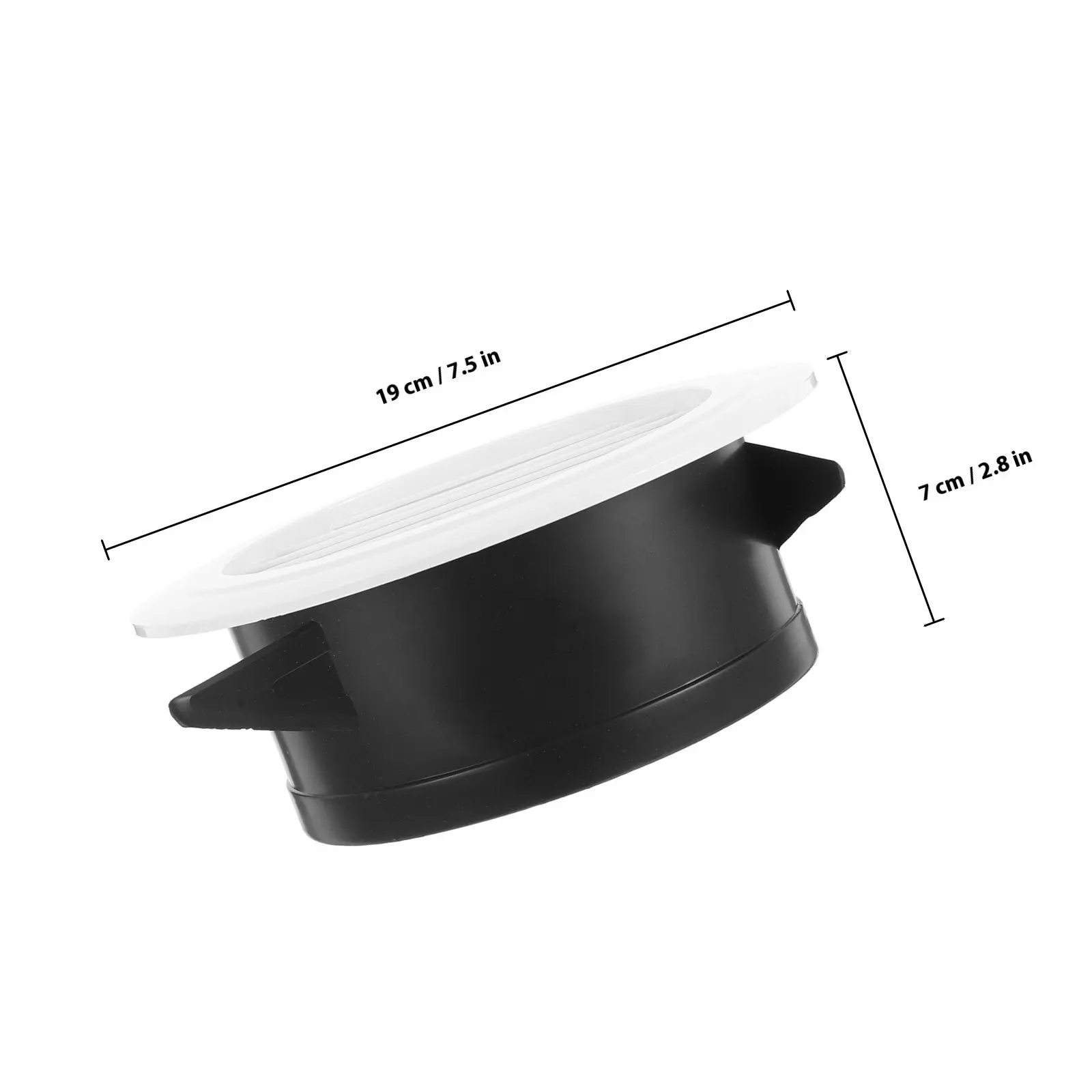 150Mm Round Louvered Vent Cover with Integrated Insect Screen Efficient Airflow for Wall Soffit Exhaust Hvac Bathroom Kitchen