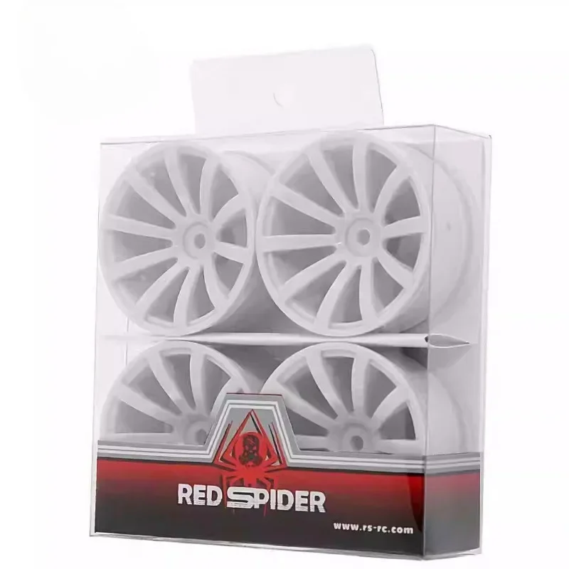 4pcs 52mm 1/10 RC On-Road Drift Racing Car Plastic Wheel Rim Wheel Hubs for Tamiya XV02 Kyosho HSP HPI Sakura Trxs RedCat