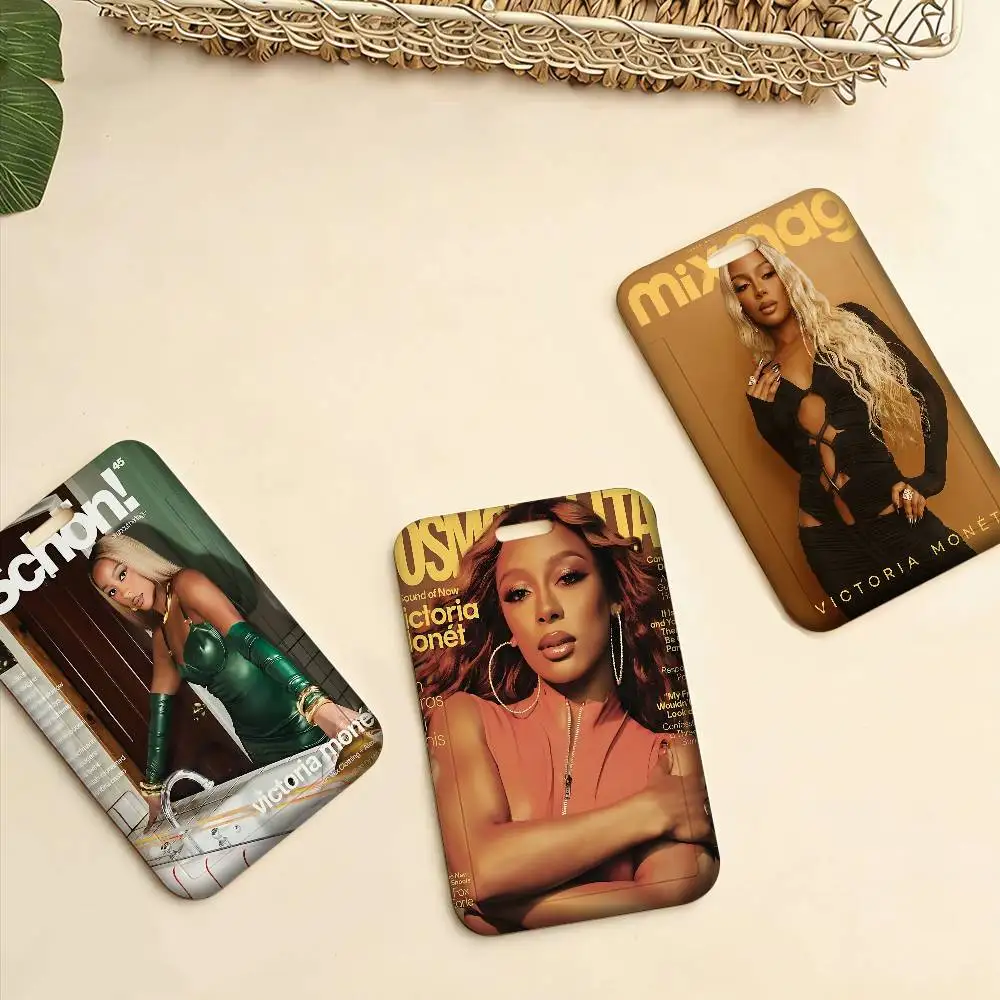 Victoria Monet Jaguar II Singer Lanyard For Keys Chain Credit Card Cover Pass Charm Straps ID Badge Holder Key Accessories Gifts