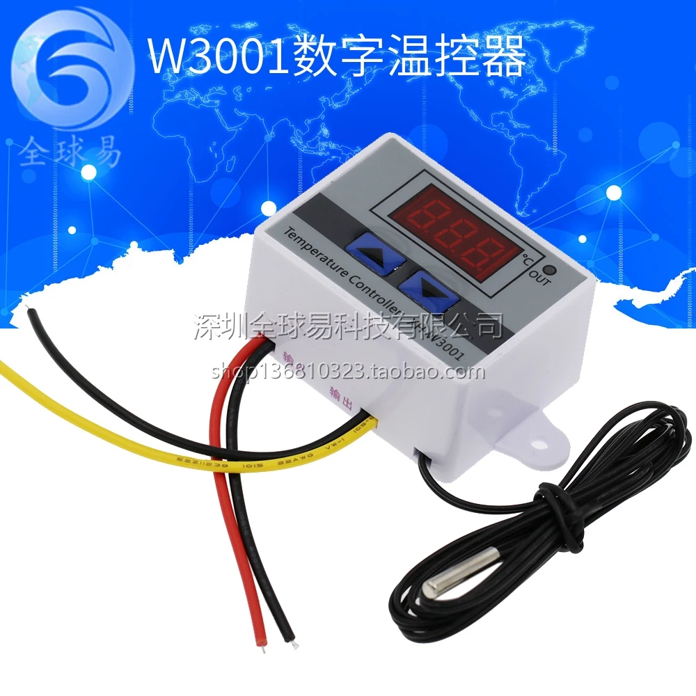 Xh w3001 Microcomputer digital temperature controller Thermostat intelligent electronic temperature control