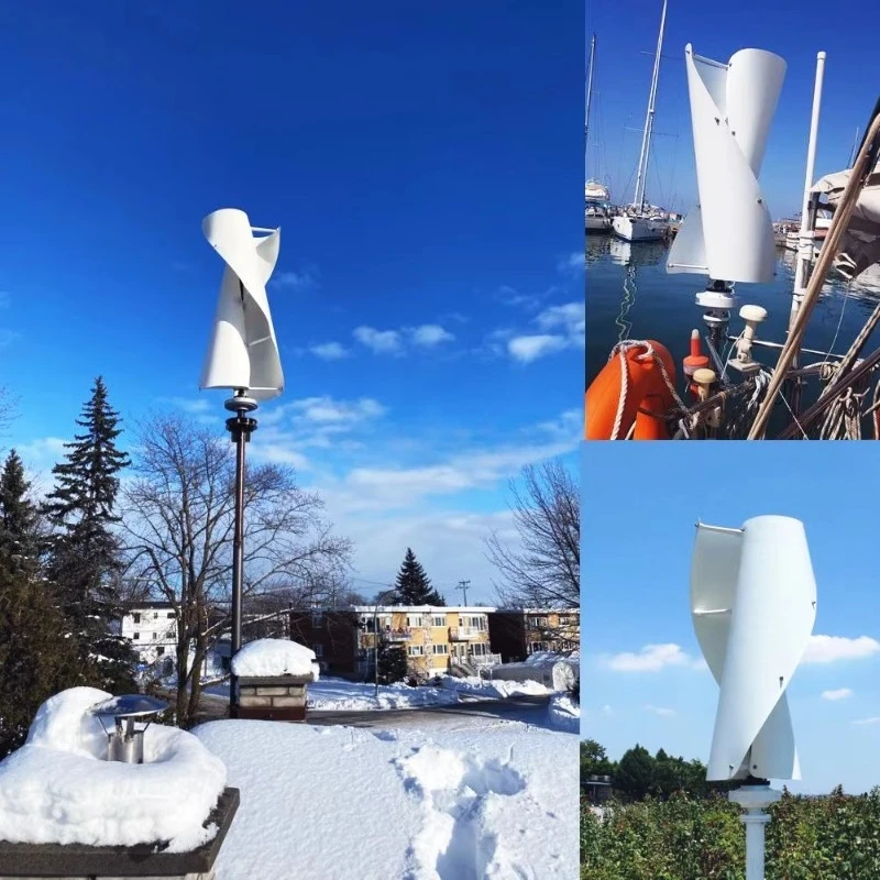 

Custom Residential 1kw to 10kw Horizontal Axis Wind Mill Turbine 12v 24v 48v Eolic Generator Power System for Home Roof