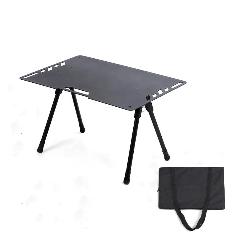 Portable Lightweight Aluminum Alloy Folding Table New Tactical Design for Camping and Picnics