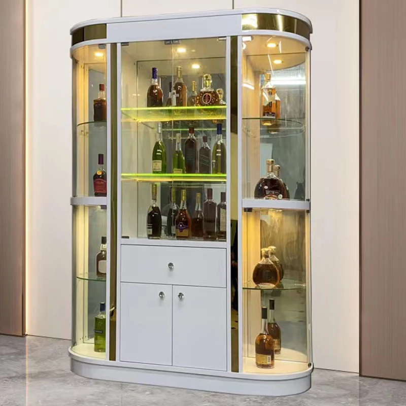 

Modernes Wohnzimmer Weins chrank Display Luxus Weins chrank nach Hause Weinbar Schrank