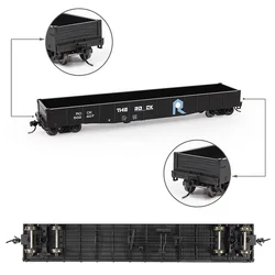 Evemodel HO Scale 1:87 53ft Low-side Gondola Car THE ROCK Railway Wagon C8743PHei