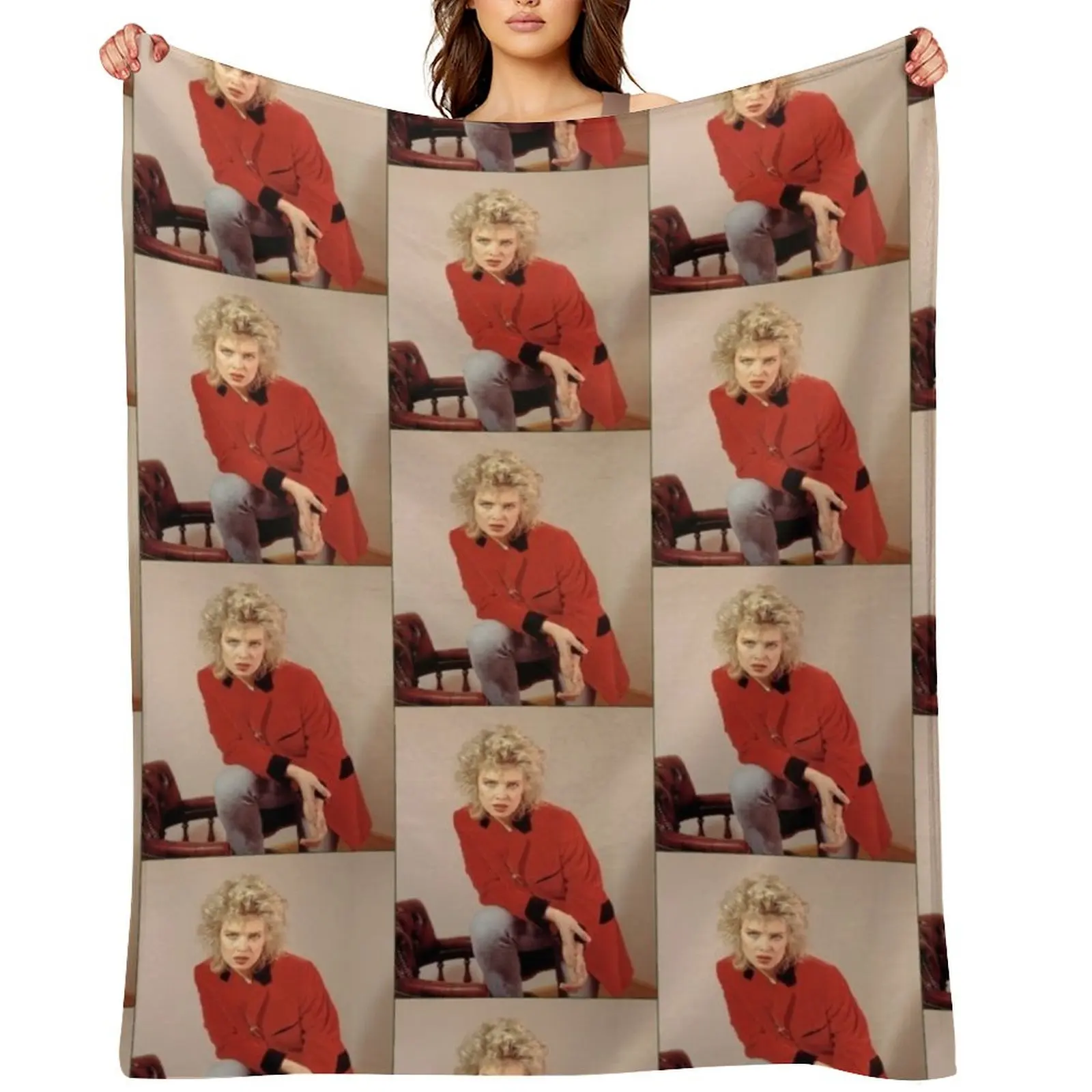 

Kim Wilde Throw Blanket Stuffeds Luxury Thicken Thin For Decorative Sofa Blankets