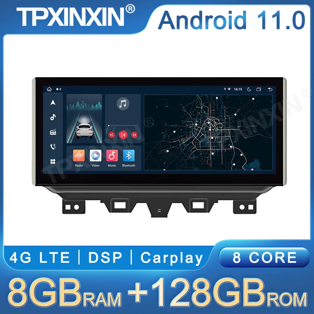 Car Radio Multimedia Video Player Navigation Car Stereo For Hyundai Tucson 2019 2020 Android 11 Carplay DSP 1 Din Head Unit