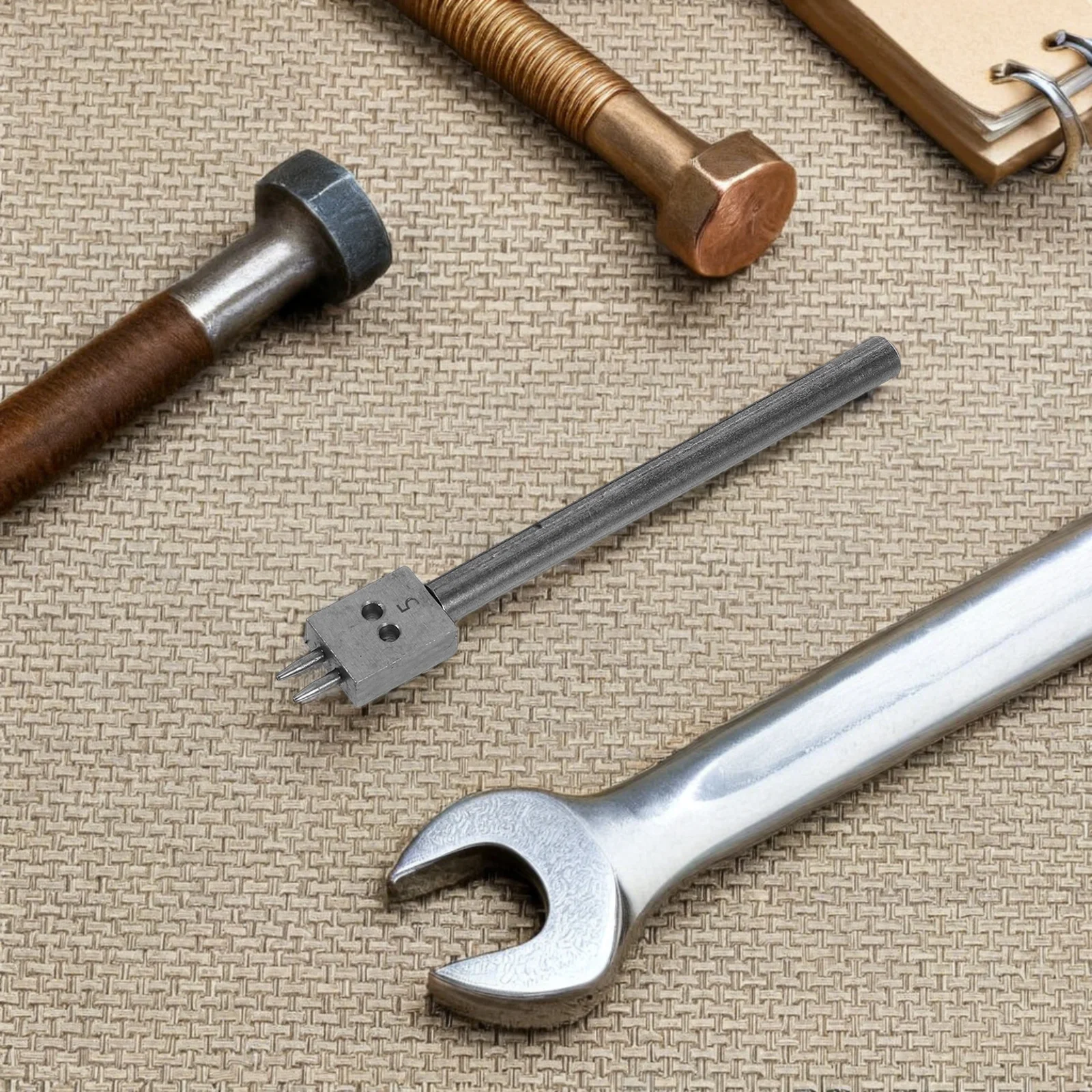 

3Pcs Hole Punch Tool 5mm 2 4 6 Prong Row Precision Craft Punch Set DIY Lacing Stitching Chisel Belt Wood Working