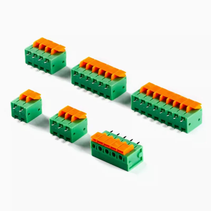 PCB 용수철 나사 터미널 블록 커넥터, KF142V KF142R, 5.08mm, 2P, 3P, 4P, 5P, 6P, 8P, 5 개