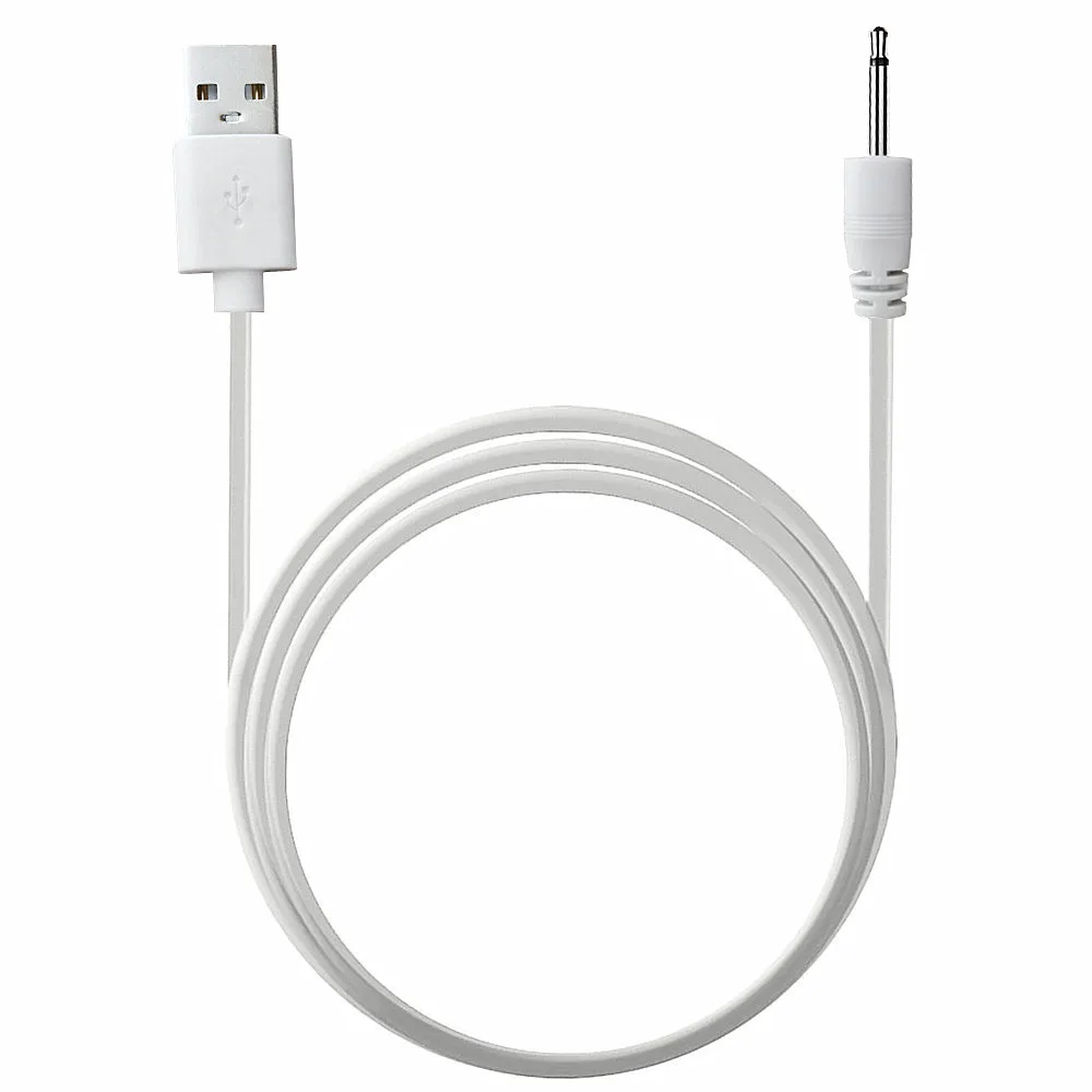 USB DC Charger Cord USB 2.0 to 2.5mm Solid Needle Power Cord for 2.5mm Round DC Charging Port Devices