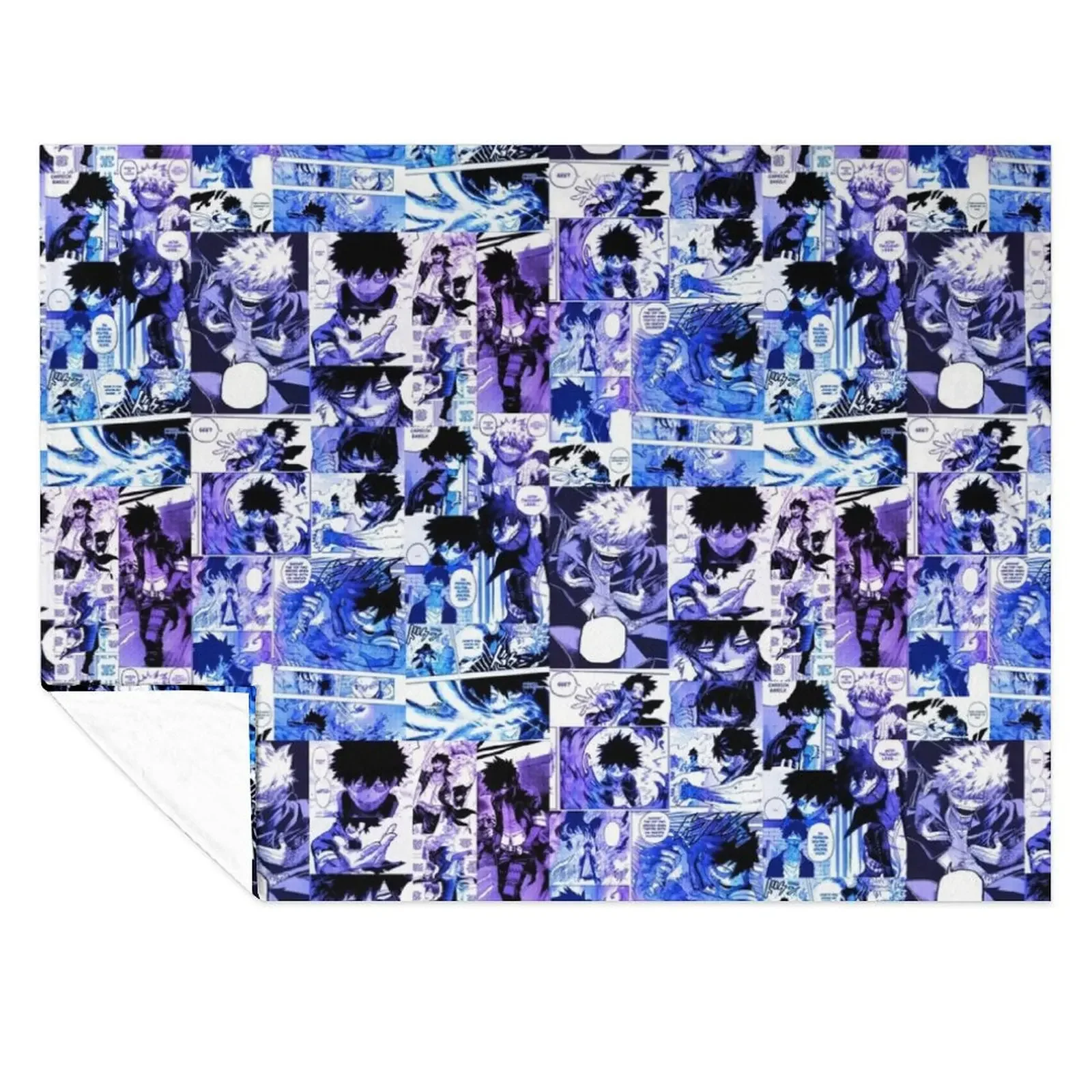 

DABI MANGA PANEL COLLAGE Throw Blanket Luxury Throw valentine gift ideas Sofa Quilt Luxury Thicken Blankets