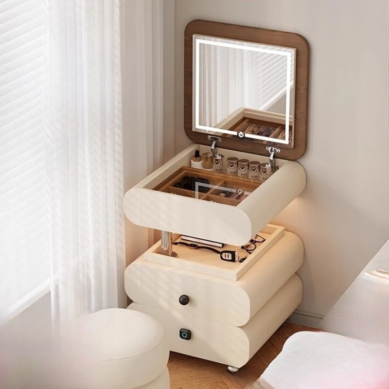 

Makeup Drawers Vanity Table Storage Luxury Modern Women Cosmetics Dressing Table Organizer Jewelry Penteadeira Trendy Furniture