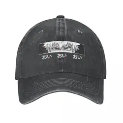 Bakugo 'Oi Oi' BLACK Version My Hero Academia Baseball Cap Vintage Distressed Denim Anime Snapback Cap Outdoor Gift Caps Hat