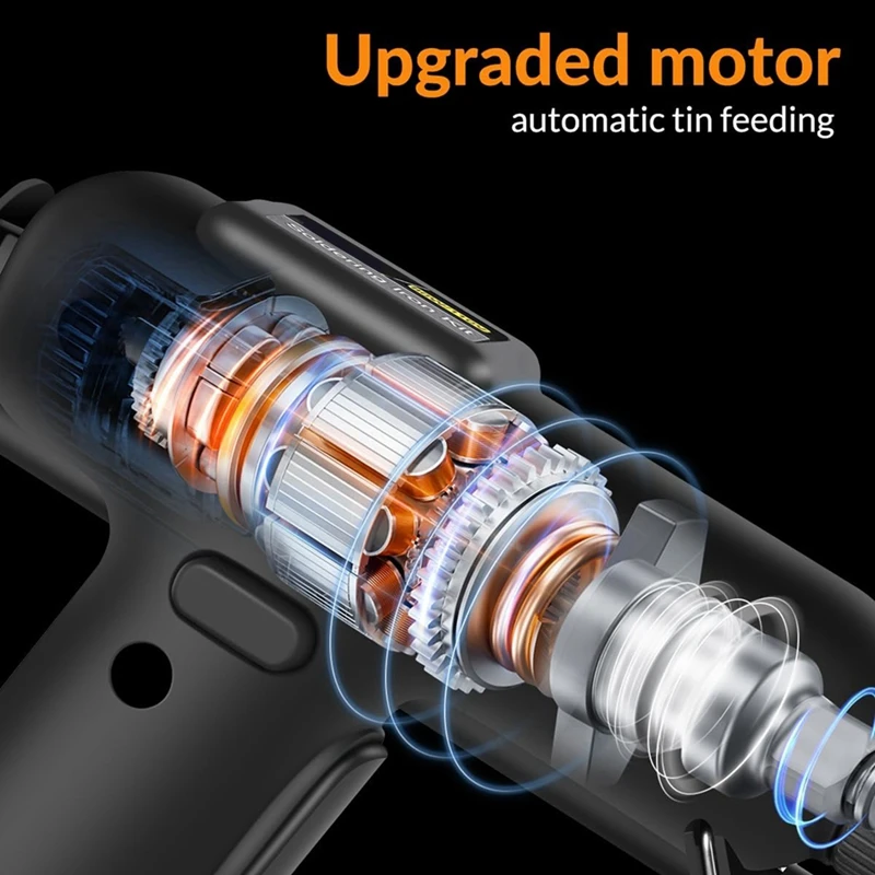 Hot Soldering Iron Kit, 80W 110V Automatic Soldering Tool, Fast Heating Soldering, Suitable For Repair And DIY US Plug