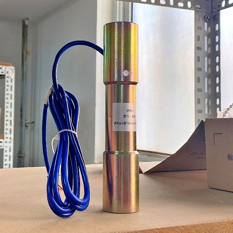 High Precision Vibrating Wire Rebar Gauge VW String Load Reinforcement Stress Sensor for Bridge and Slope