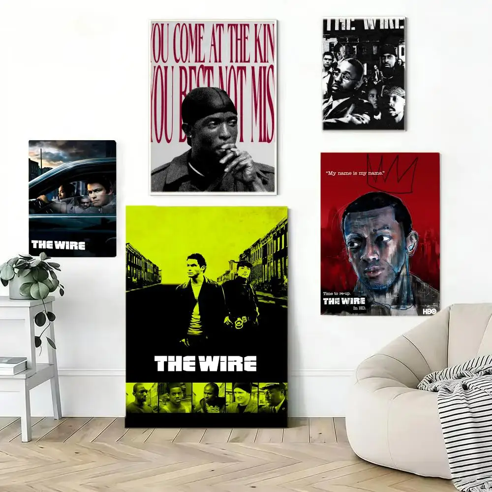TV T-The Wire Poster Wall Art Print, Aesthetic Room Decor, Modern Home Decor, Removable Print