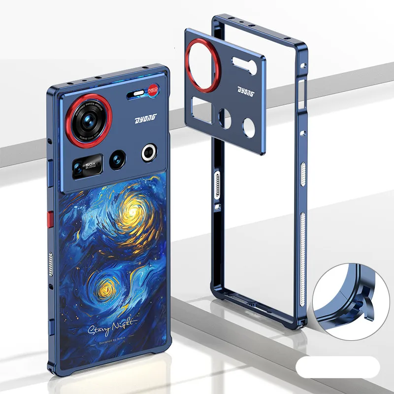 

Роскошный легкий алюминиевый металлический каркас для Nubia Z70 ultra Z70s Z60 Ultra, чехол-бампер, защитные аксессуары для камеры из сплава