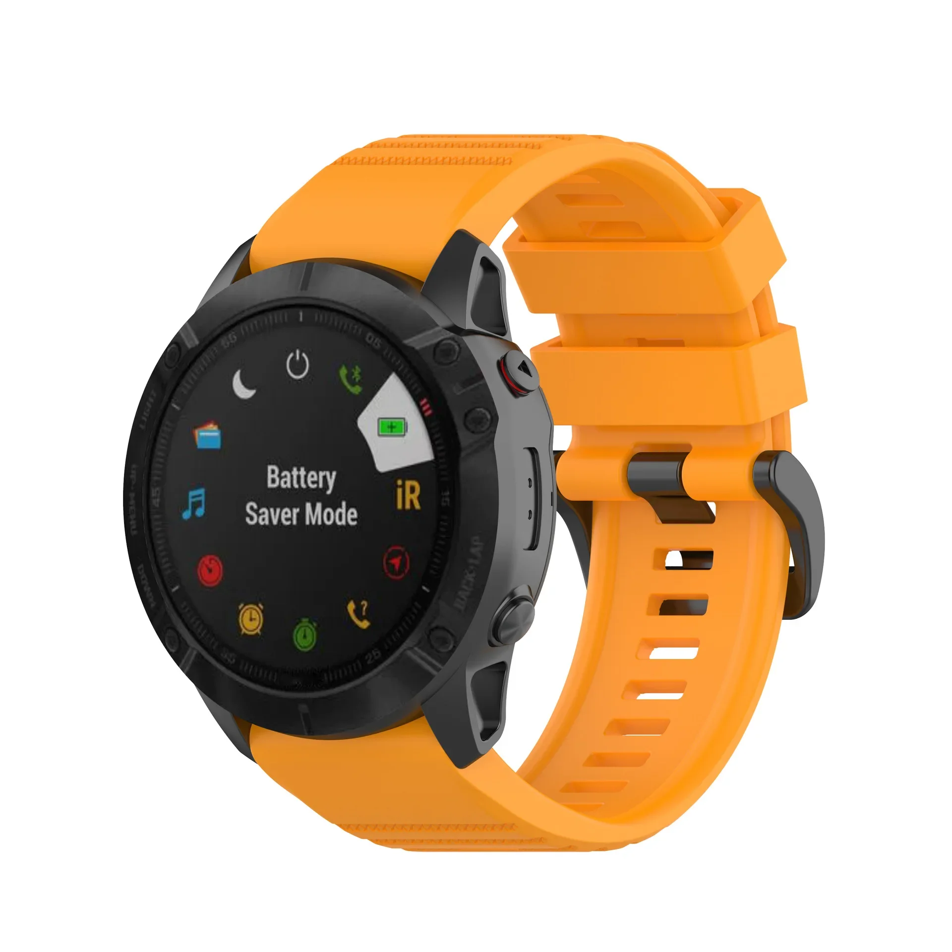 QuickFit 22/26 mm Silikonarmband für Garmin Fenix 8 51 mm E 47 mm 7X7 Epix Pro 6X 6 5X 5 Plus Instinct 2 2X Enduro 3 2 Uhrenarmband – Detail 11
