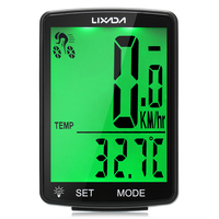 New Wireless Bike Computer Multi Functional LCD Screen Bicycle Computer Mountain Bike Speedometer Odometer IPX6 Waterproof