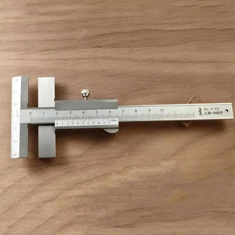 High Precision Woodworking T-Type Vernier Caliper Mechanical Marking Ruler for Detailed Measurements