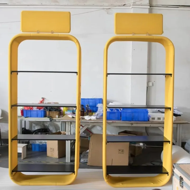 Portable Tension Fabric Custom Exhibition Products Retail Trade Exhibition Display Stand Movable Stand