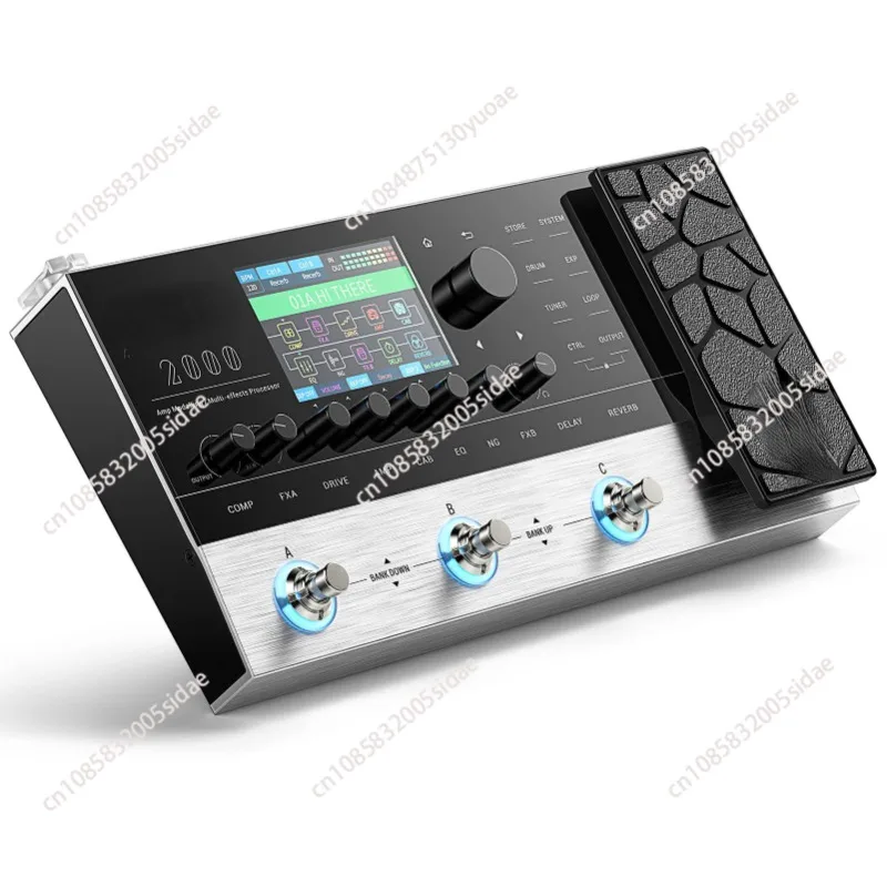 Multi-effect Pedal 278 Effects IR AMP Drum Looper MIDI In Effector with Softwear APP for Electric Guitar