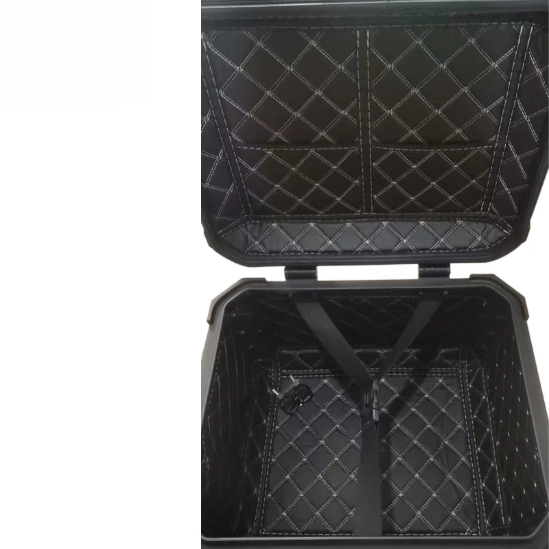 Wholesale Motorcycle Black Aluminum Alloy Waterproof Motorcycle Tail Box 38L Side Box +45L Top Box Universal Type