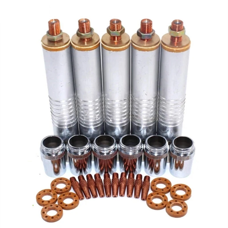 

1Set Welding Machine Parts NBC200 Spool Gun Torch Head Tube Barrel Welding Tips Shield Cups Gas Ring MIG MAG NBC Welding Machine