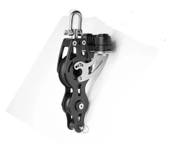 1Pcs Yacht, Special for Sailing, Aluminum Alloy, Wheel Diameter 57mm Upper and Lower Rows with Ear Clips Pulley NO: 2320