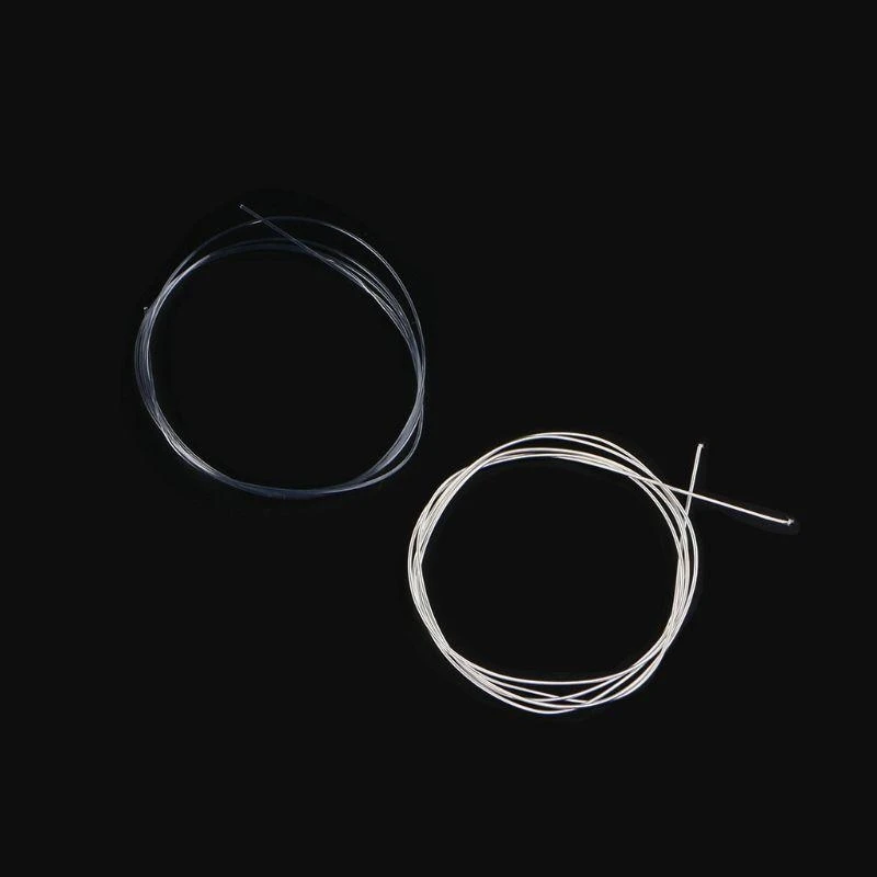 

652F 1 Set 6Pcs Durable 39'' Silver Nylon Strings For Acoustic Classical Guitar