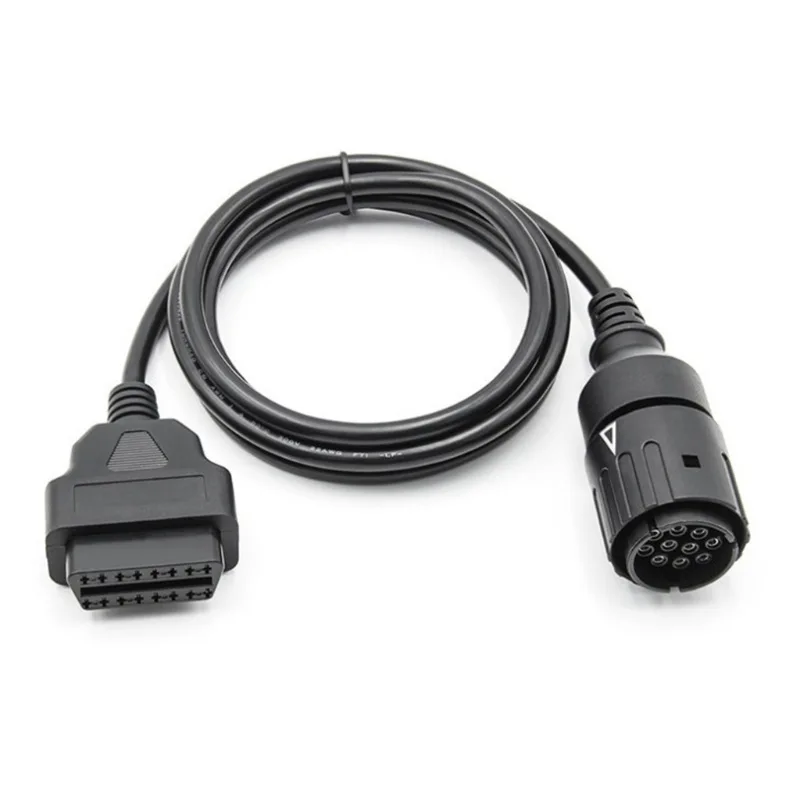 10 Pin to 16 Pin OBD2 Diagnostic Adapter Cable for BMW Motorcycles 1996-2016 ICOM-D K-Line KWP2000 CAN Dual Bus Pinout ELM327