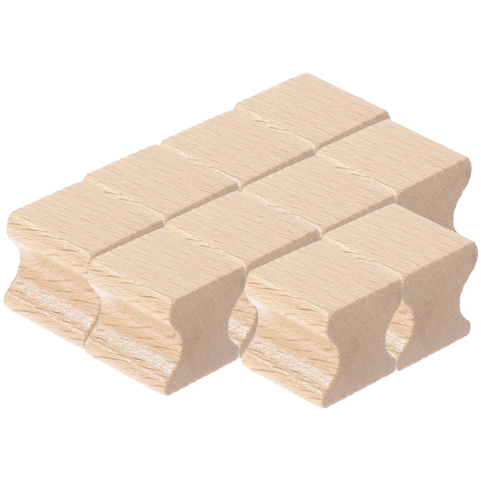

10pcs Carving Birch Wooden Carving Supply Seals Wooden Stamp for Crafts Scrapbooking Durable Square Stamper Gifts