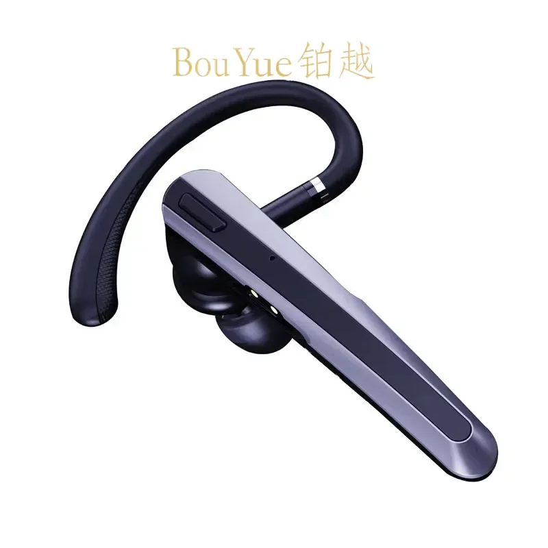 Wireless Single Ear Bluetooth Headset Hands Free Driving Business Earphone Long Mic Waterproof Sport Earbuds Noise Cancelling