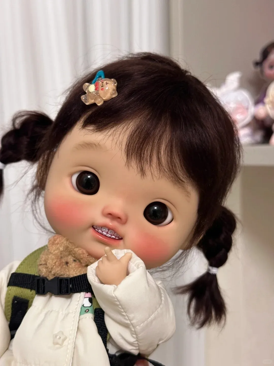 BJD doll 1/6-diandi large head series doll resin material DIY makeup doll model toy Multiple combinations can Free transport
