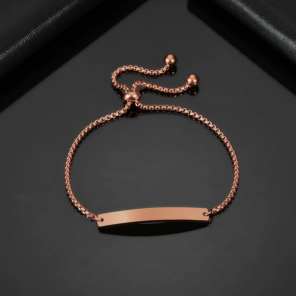 Punk Gold Stainless Steel Thick Hand Chain Bracelet