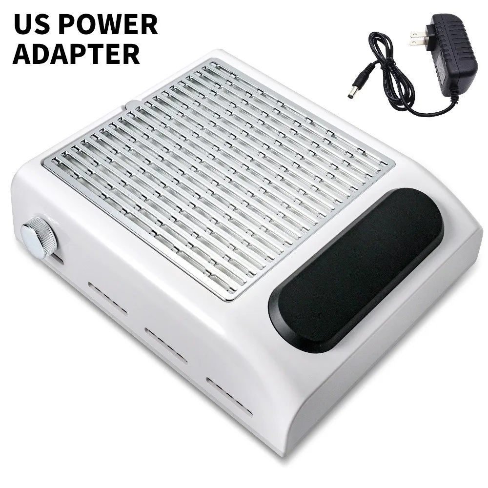 Strong Suction Nail Dust Collector Low Noise Rechargeable Dust Extractor Reusable Professional Manicure Dust Collector