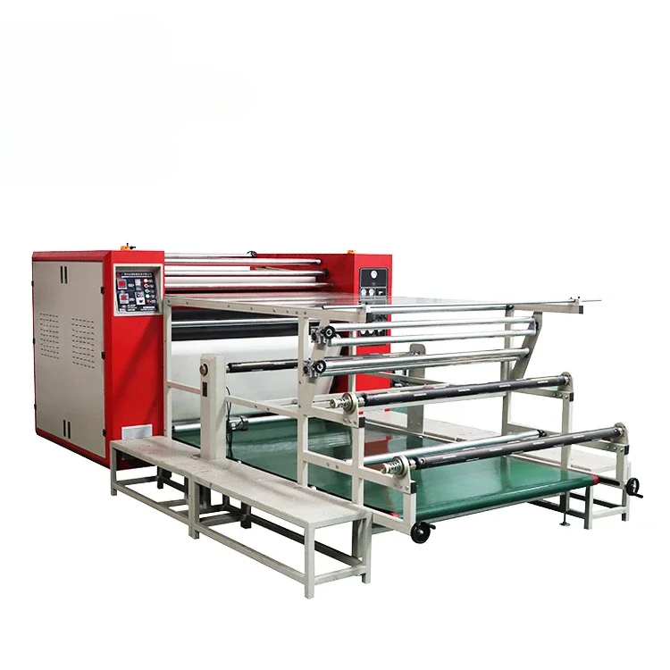 Roll To Roll High Transfer Effect 200/377/420/600/800/1000 Diameter Sublimation Heat Press Machine For Textile Sport ware