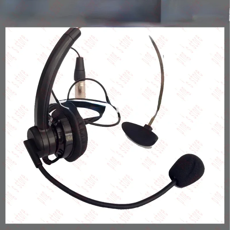 For TELIKOU NE-11 Super Light Headband Headset with Microphone Intercom  XLR Connector 4 Pin 5pin