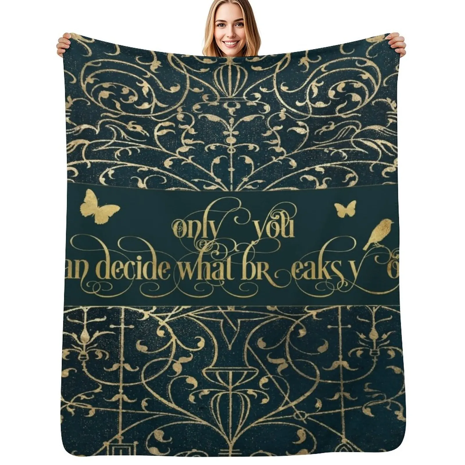 

A Court Of Thorns And Roses Throw Blanket halloween Winter beds Polar Blanket