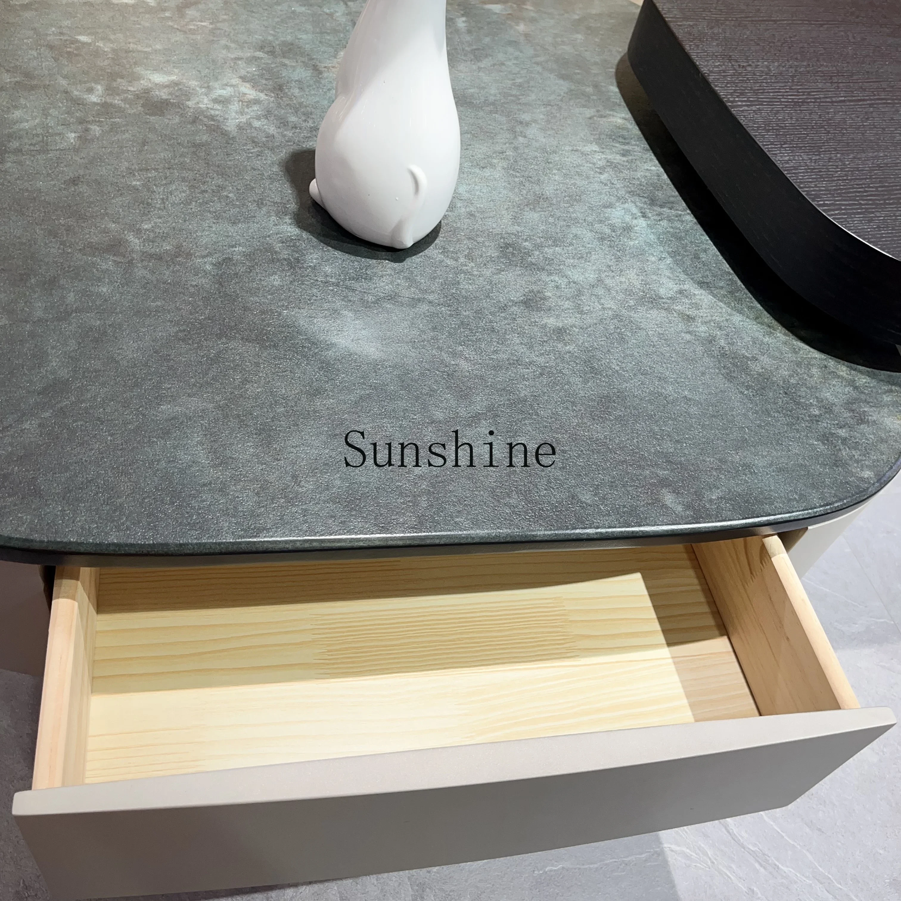 YItalian minimalist living room square tea table villa home light luxury living room furniture FT