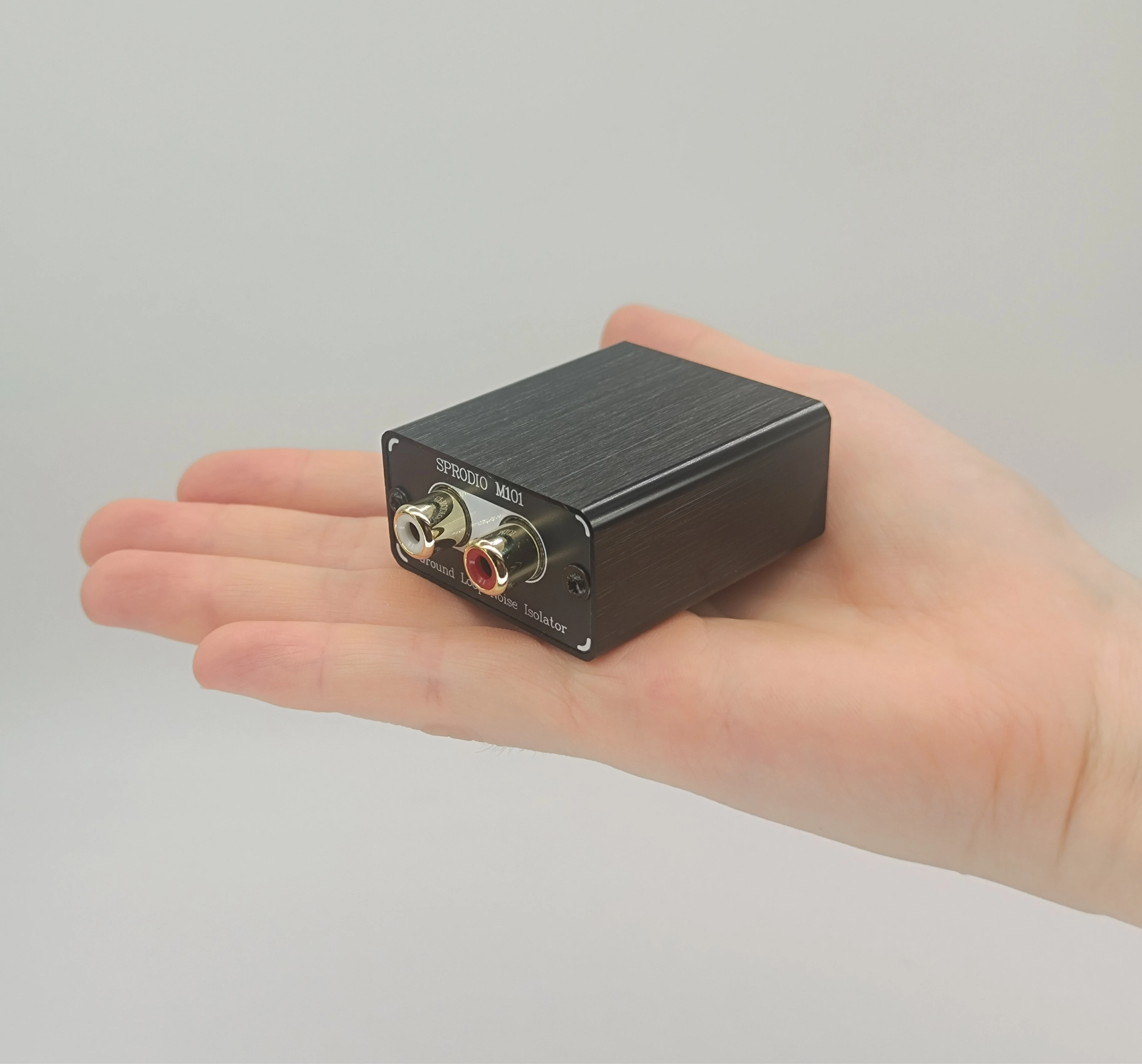 SPRODIO RCA حلقة أرضية مرشح الضوضاء ستيريو الصوت عازل الضوضاء القضاء على الحم M101 #3