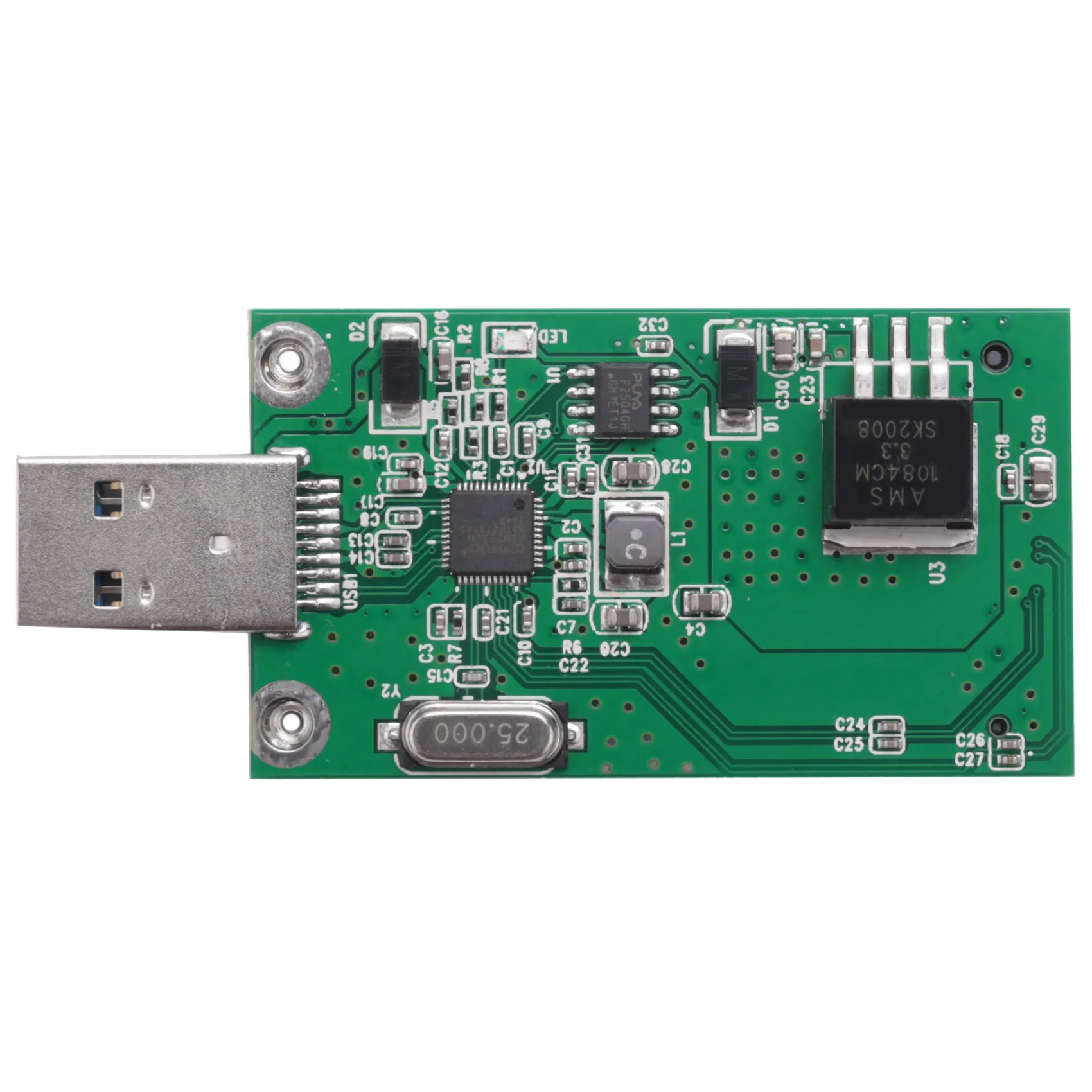 MSATA to USB 3.0 Adapter Card MSATA SSD Adapter USB Disk Driver Conversion Card