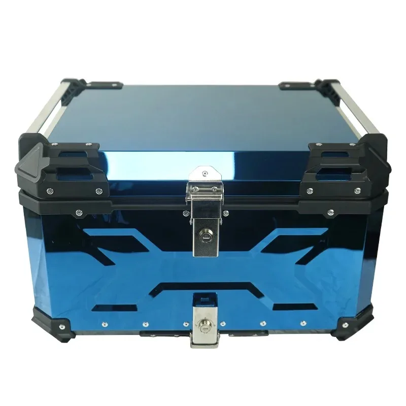 

65L Coloul Bright Suace Мотоциклетный багажник из алюминиевого сплава большой емкости