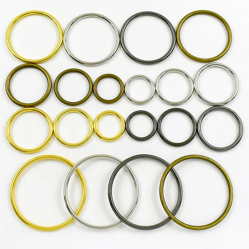 

10/20Pcs 20-50mm Meetee Metal O Ring Buckle Webbing Strap Adjuster Clasp Dog Collar Connect Loop Hook DIY Hardware Accessories