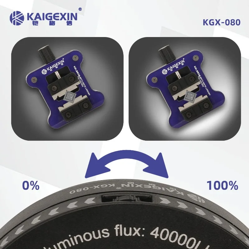 KGX LED مجهر الغبار واقية مرآة مصدر الضوء لصناعة مجهر ستيريو عدسة الكاميرا المكبر KGX-080 #5