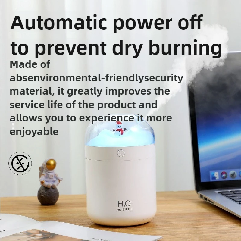 Высококачественный увлажнитель воздуха большой емкости, бесшумный аппарат для ароматерапии, бытовой настольный небольшой увлажнитель с автоматической сбой питания