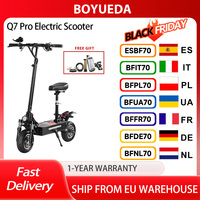 BOYUEDA Q7 Pro Electric Scooter,  52V 19AH Battery, 2*1600W Motor,70km Range,10-inch Tire, 70km/h Max Speed, APP Control