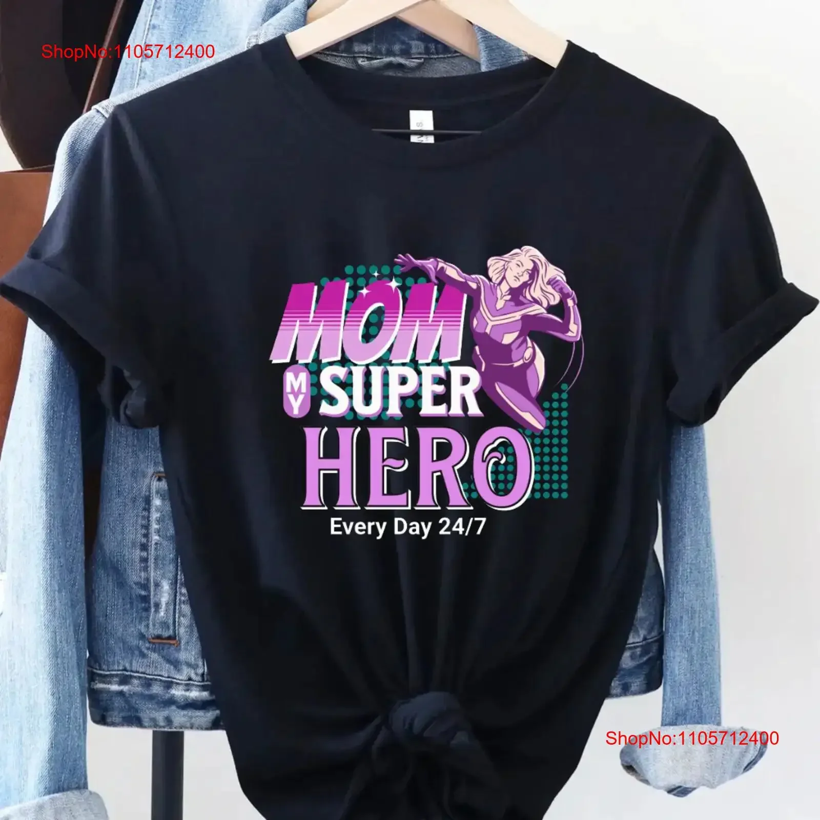 Mom is My Super Power 24 7 T Shirt Mother'S Day Nursing Graduation Sewing Mommio Life vintage Washed Stretched Breathable