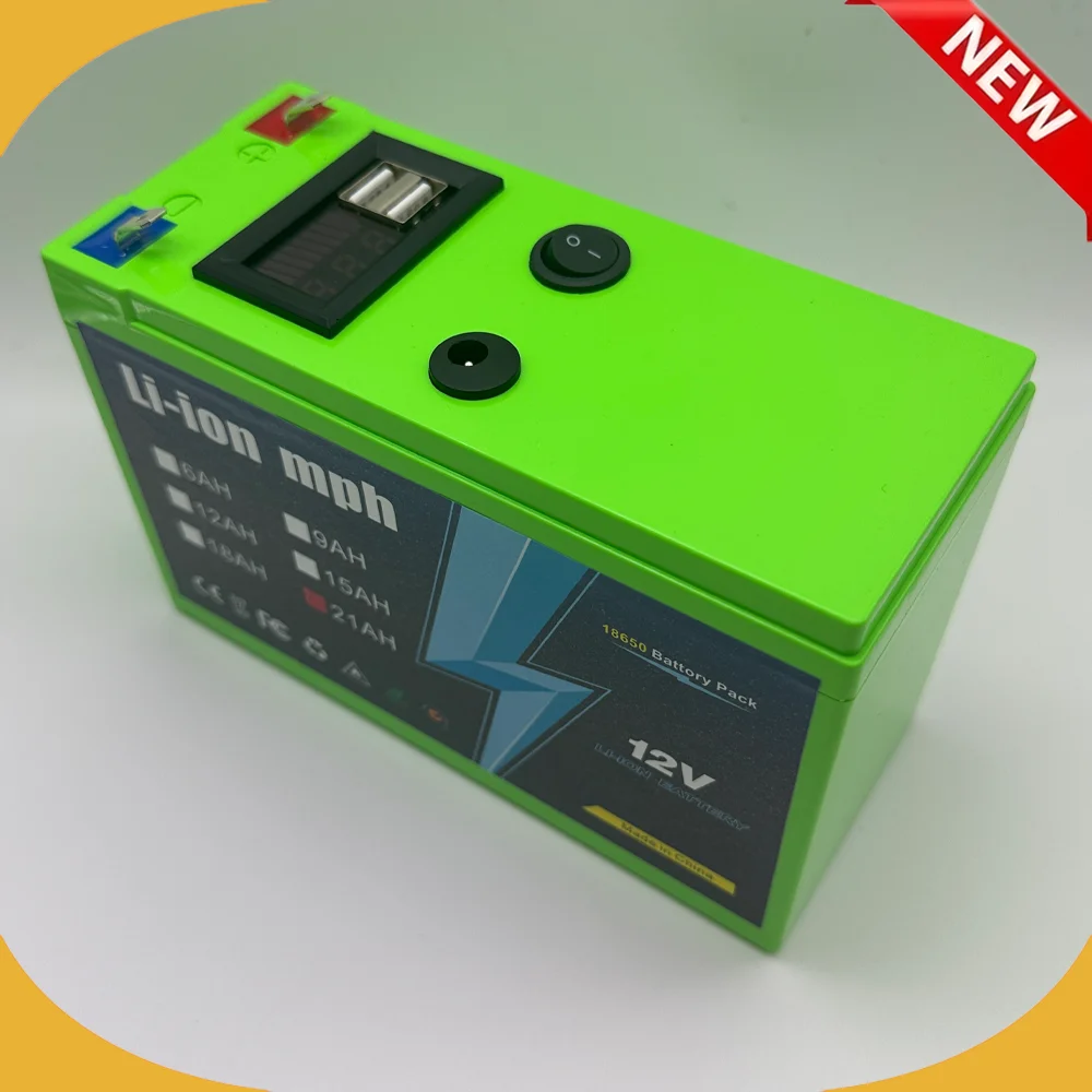 

12V NEW High Quality 12AH Lithium Battery with Built-in BMS fit for Home Storage RV Off-Grid System Solar Power System Marine
