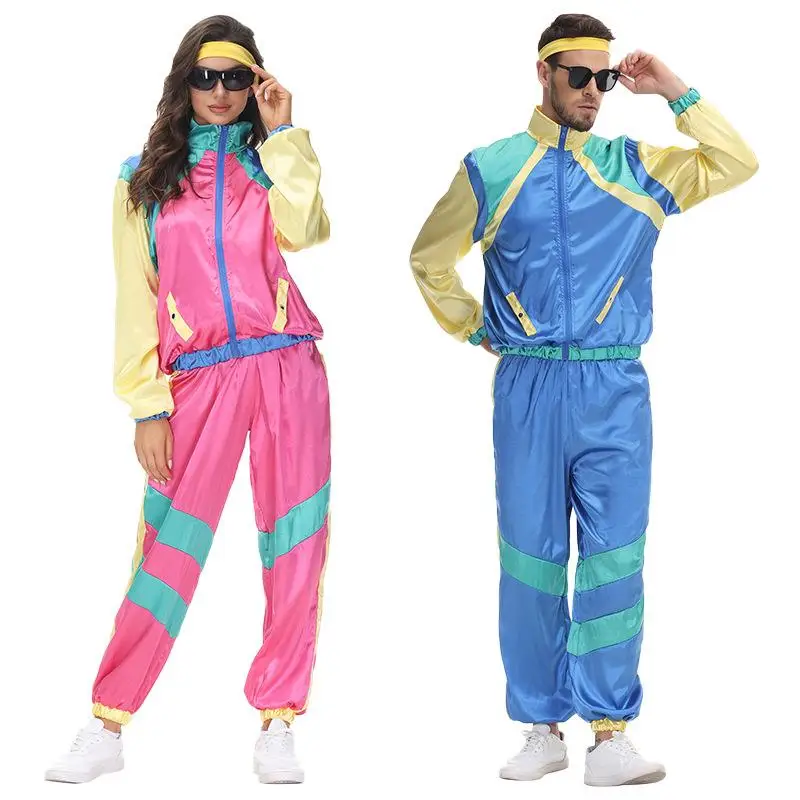 

70s Retro loween Stage Performance Outfits Couple's Costume Hip Hop Ro Music Theme Chinese Opera National Stage Costume